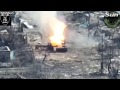 Ukrainian troops blow up Russian tanks one-by-one